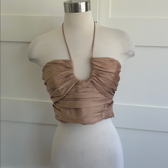 Zara Ruched Halter Top - Picture 3 of 8